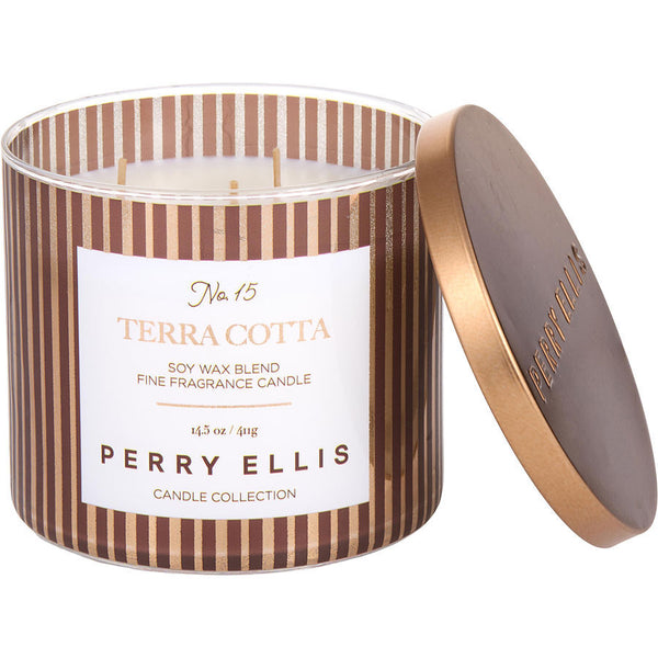 PERRY ELLIS TERRACOTTA by Perry Ellis (UNISEX) - SCENTED CANDLE 14.5 OZ